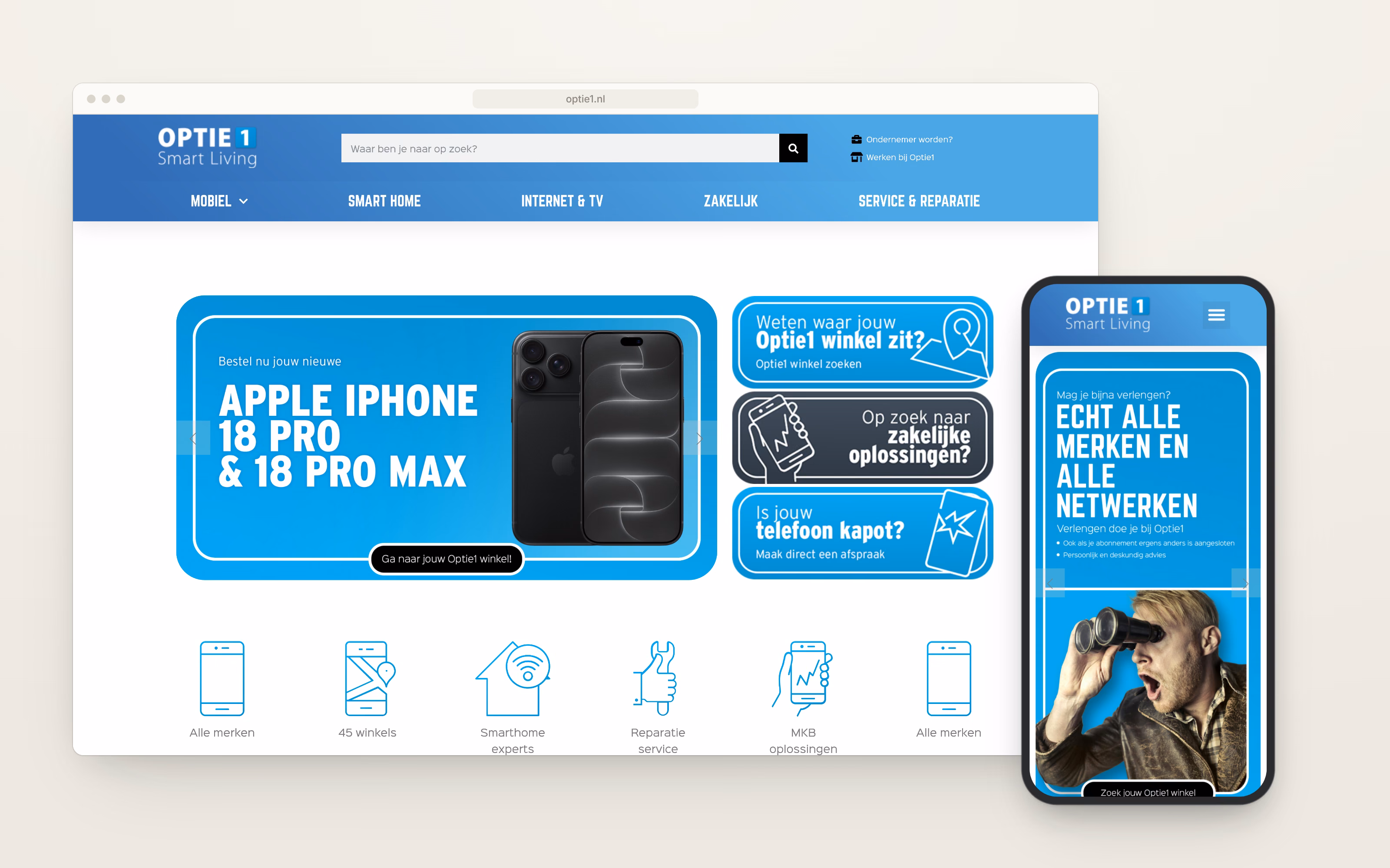 Website van Optie1